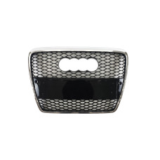 Решітка радіатора Chrome Black ( в стилі RS6 ) під PDC на Audi A6 C6 2004-2011 року