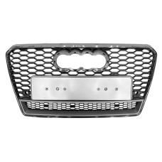 Решітка радіатора Silver Chrome ( в стилі RS7 quattro ) на Audi A7 4G 2010-2014 року