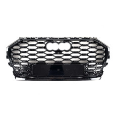 Решітка радіатора Full Black ( в стилі RSQ5 ) на Audi Q5 80A 2020-2024 року