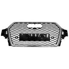 Решітка радіатора Black Silver ( в стилі RSQ7 ) на Audi Q7 4M 2015-2020 року