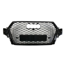 Решітка радіатора Full Black ( в стилі RSQ7 ) на Audi Q7 4M 2015-2020 року