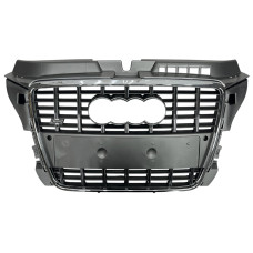 Решітка радіатора Silver Chrome ( в стилі S3 ) на Audi A3 8P 2008-2012 року