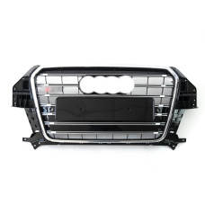 Решітка радіатора Chrome Black ( в стилі SQ3 ) на Audi Q3 8U 2011-2014 року