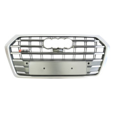 Решітка радіатора Full Silver ( в стилі SQ5 ) на Audi Q5 80A 2016-2020 року
