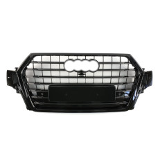 Решітка радіатора Full Black ( в стилі SQ7 ) на Audi Q7 4M 2015-2020 року