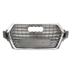Решітка радіатора Silver Chrome ( в стилі SQ7 ) на Audi Q7 4M 2015-2020 року