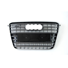 Решітка радіатора Chrome Black ( в стилі W12 ) на Audi A8 D4 2010-2014 року