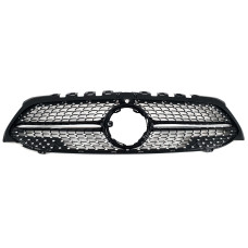 Решітка радіатора ( з місцем під камеру ) Diamond Black на Mercedes-Benz A-Class W177 2018-2022 року