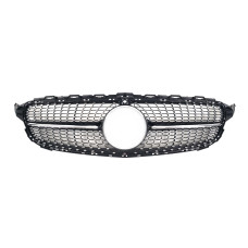 Решітка радіатора Black ( з місцем під камеру ) Diamond на Mercedes-Benz C-Class W205 2018-2021 року