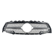Решітка радіатора Silver ( з місцем під камеру ) Diamond на Mercedes-Benz CLA-Class C118 2019-2023 року