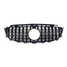 Решітка радіатора Full Black ( з місцем під камеру ) GT на Mercedes-Benz E-Class W213 2016-2020 року