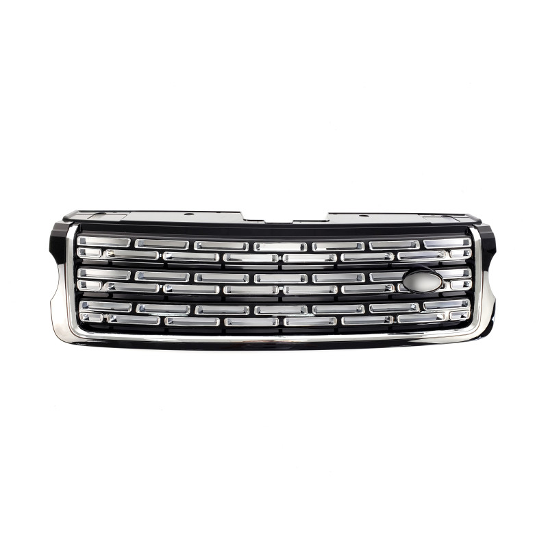 Решітка радіатора + жабра + решітки в бампер на Land Rover Range Rover Vogue L405 2013-2017 року