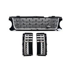 Решітка радіатора + жабра на Land Rover Range Rover Vogue L322 2005-2010 року