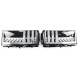 Решітка радіатора + жабра на Land Rover Range Rover Vogue L322 2010-2013 року