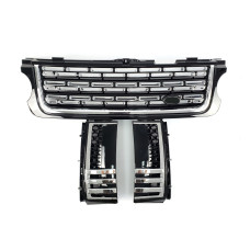 Решітка радіатора + жабра на Land Rover Range Rover Vogue L322 2010-2013 року