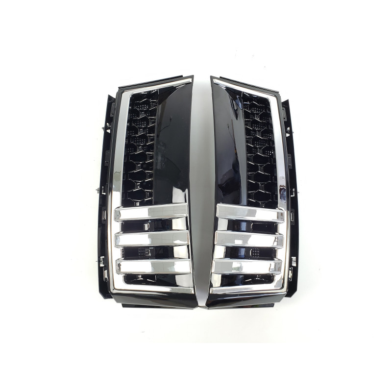 Решітка радіатора + жабра на Land Rover Range Rover Vogue L322 2010-2013 року