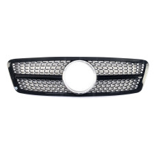 Решітка радіатора Diamond Black на Mercedes-Benz C-Class W203 2000-2007 року