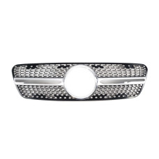 Решітка радіатора Silver Diamond на Mercedes-Benz ML-Class W163 1997-2005 року