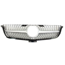 Решітка радіатора Silver Diamond на Mercedes-Benz ML-Class W166 2011-2015 року