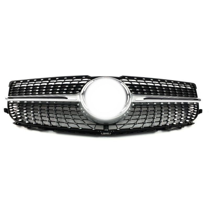 Решітка радіатора Diamond Silver на Mercedes-Benz GLK-Class X204 2012-2015 року