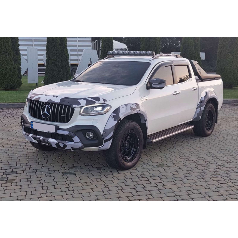 Решітка радіатора GT Chrome Black на Mercedes-Benz X-Class W470 2017-2020 року
