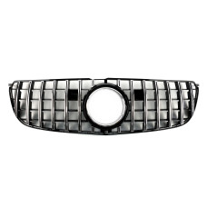 Решітка радіатора GT Chrome Black на Mercedes-Benz GLS-Class X166 2015-2019 року
