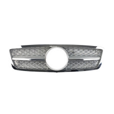 Решітка радіатора SL Silver на Mercedes-Benz C-Class W203 2000-2007 року