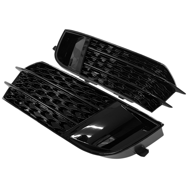 Решітки в бампер Full Black ( в стилі RS1 ) на Audi A1 8X 2010-2014 року