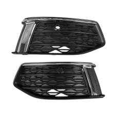 Решітки в бампер Chrome Black на Audi A6 C8 2018-2022 року