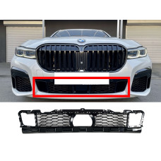 Решітки в бампер середня ( під дистронік ) на BMW 7 Series G11 / G12 2019-2023 року