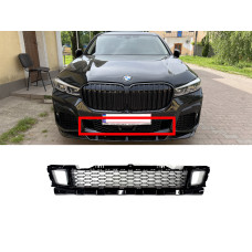 Решітки в бампер середня на BMW 7 Series G11 / G12 2019-2023 року