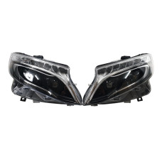 Передні фари ( Led стиль V-Class заміна галогену ) на Mercedes-Benz VITO-Class W447 2014-2019 року