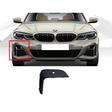 Решітки в бампер Чорний глянець Накладка RH ( під PDC ) на BMW 3 Series G20 / G21 2018-2022 року