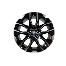 R22 Chrome Black ( різноширокі ) Диски на BMW X5 F15 2013-2018 року
