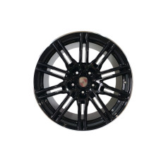 R20 Gloss Black + Chrome ( одноширокі ) Диски на Porsche Cayenne 958 2010-2014 року
