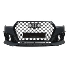 Передній бампер ( RS Style ) Black на Audi Q7 4M 2015-2020 року