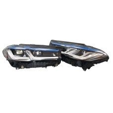 Передні фари ( стиль M5 F90 LCI Laser ) V2 на BMW 5 Series F10 / F11 2010-2017 року