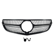 Решітка радіатора Black ( з місцем під камеру ) Diamond на Mercedes-Benz E-Class Coupe C207 2013-2017 року