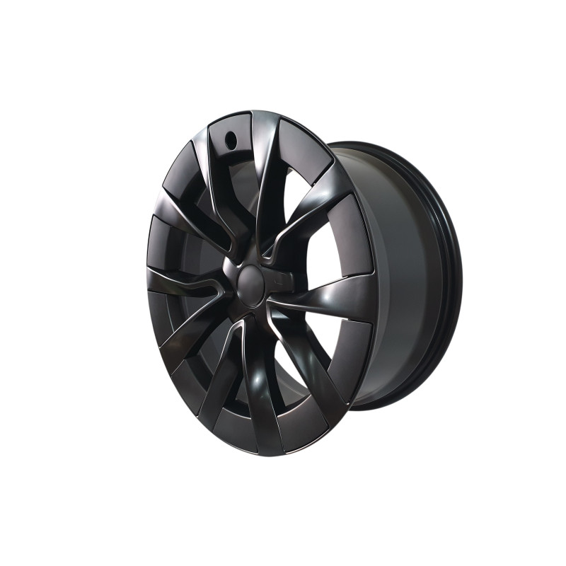 R18 Satin Black ( одноширокі 8.5J ET38 ) на Tesla Model 3 2017-2022 року
