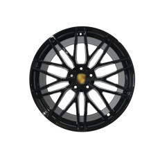 R22 Gloss Black ( різноширокі ) на Porsche Cayenne 958 2010-2014 року