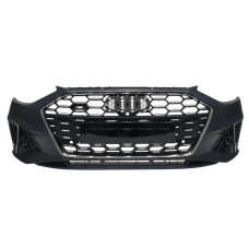 Передній бампер ( S-Line ) V1 на Audi A4 B9 2019-2023 року