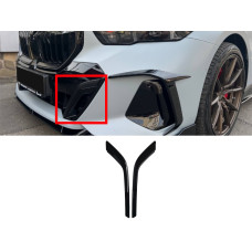 Тюнінг переднього бампера Чорний глянець на BMW 5 Series G60 / G61 2023-2025 року