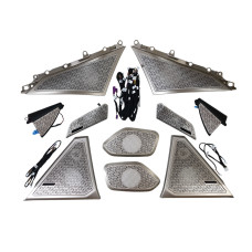 Сітки на динаміки FULL SET Gold на BMW 5 Series G60 / G61 2023-2025 року