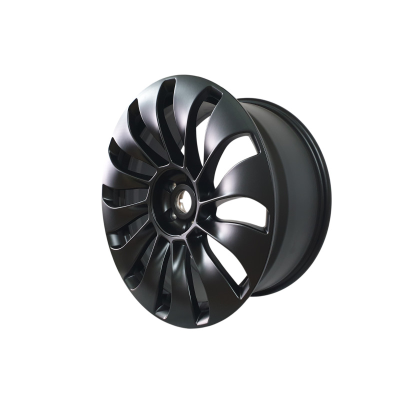 R20 Satin Black Диски ( одноширокі 9.0J ET34 ) на Tesla Model 3 2017-2022 року