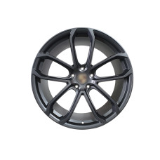 R21 Satin Gunmetal Ковані диски ( різноширокі ) на Porsche Cayenne 958 2010-2014 року