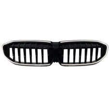 Ніздрі Чорний глянець LED ( Iconic Glow ) 1bar на BMW 3 Series G20 / G21 2018-2022 року