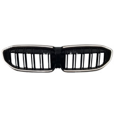 Ніздрі Чорний глянець LED ( Iconic Glow ) 2bar на BMW 3 Series G20 / G21 2018-2022 року
