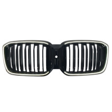 Ніздрі Чорний глянець LED ( Iconic Glow ) 2bar на BMW X3 G01 2022-2024 року