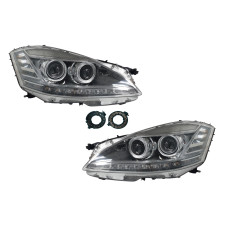 Передні фари ( Bi-Xenon LCI ) заміна до рестайлінг на Mercedes-Benz S-Class W221 2005-2009 року