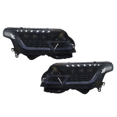 Передні фари ( Upgrade to 2017+ ) на Land Rover Range Rover Vogue L405 2013-2017 року